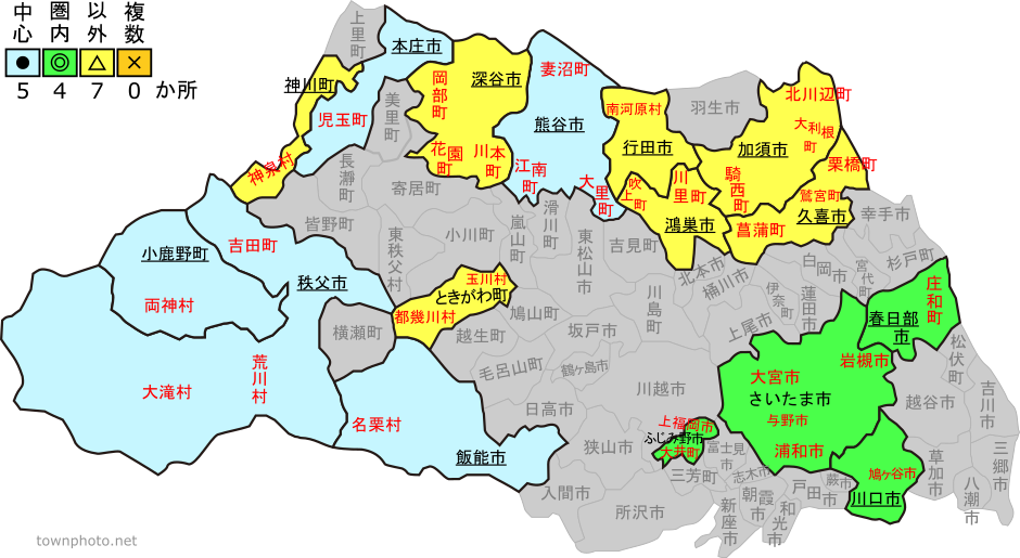 地図 埼玉 県